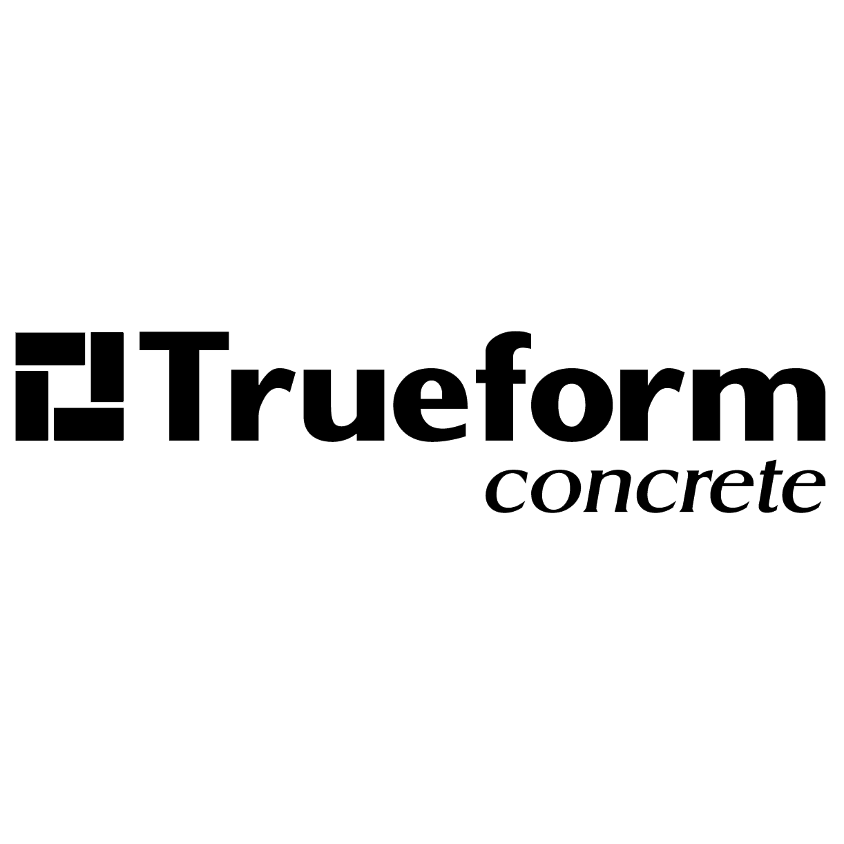 Trueform Concrete Logo